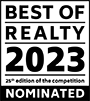 logo BOR25 značka NOMINATED