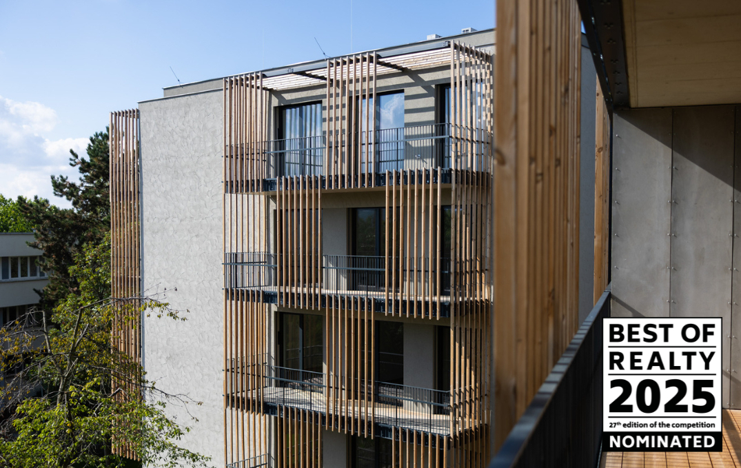 Krčská Zahrada Project Nominated for Best of Realty 2025