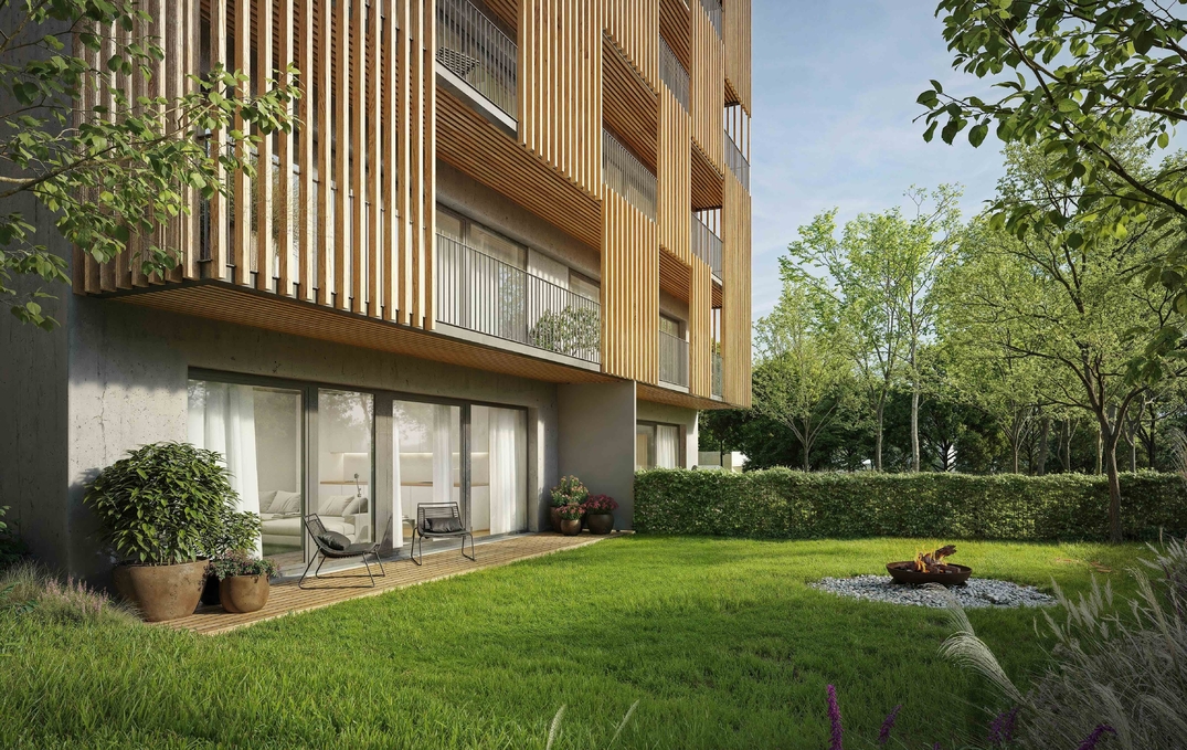 Krčská zahrada is nearing completion and there are only 3 vacant apartments left