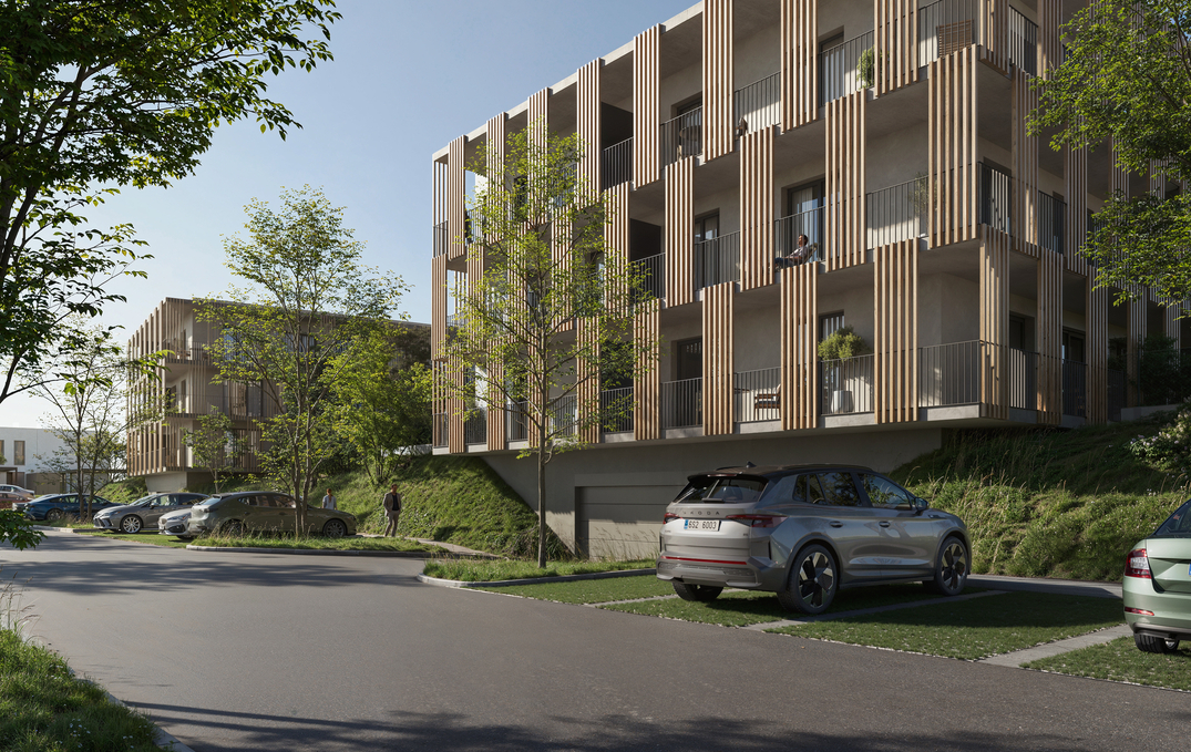 Meander Kbely Is Rising in Both Construction and Sales: Half of the Apartments Are Sold Out