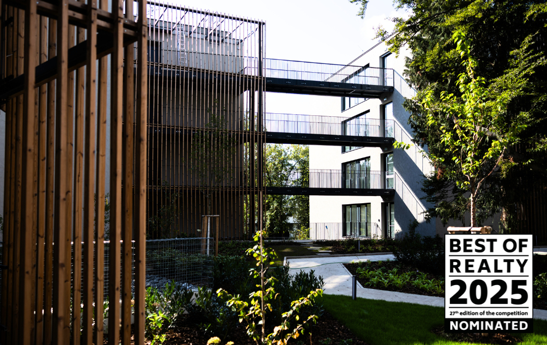 Krčská Zahrada Project Nominated for Best of Realty 2025