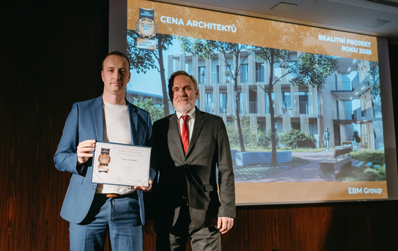 EBM Group wins another prize: Our new project Meander Kbely was recognized in the Real Estate Project of the Year 2025 competition